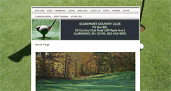 Desktop Screenshot of claremontcountryclubnh.com