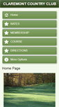 Mobile Screenshot of claremontcountryclubnh.com